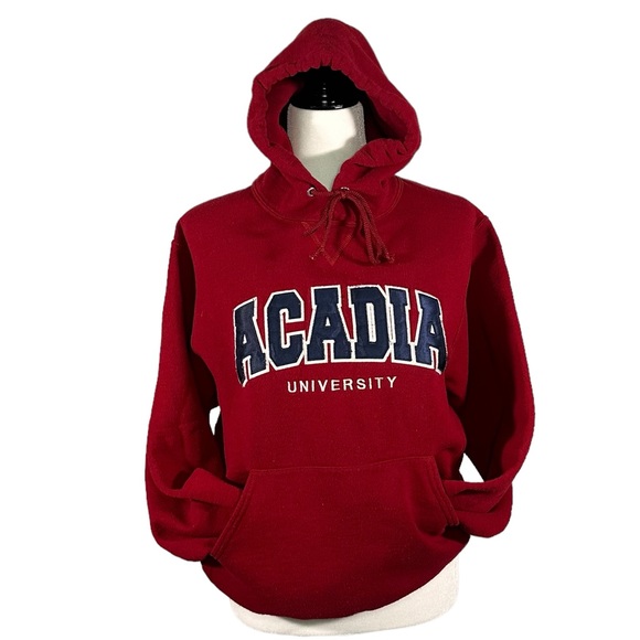Acadia University Burgundy Hoodie - Size Small - Picture 1 of 3